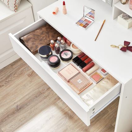 FREYA White Vanity Table