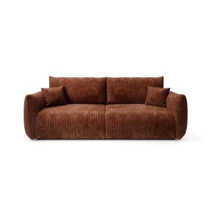 FRIDA Fold-Out 2-Seater Sofa, Brown