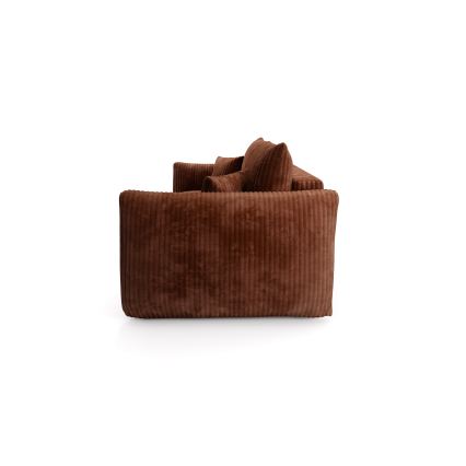 FRIDA Fold-Out 2-Seater Sofa, Brown