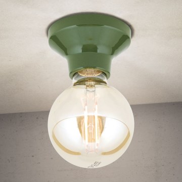 FROST Ceiling Light 1xE27/60W/230V Green