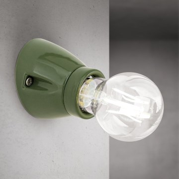 FROST Wall Light 1x E27/60W/230V – Green