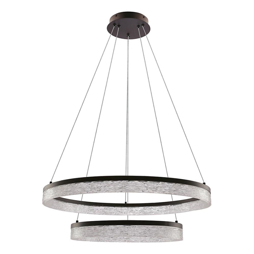 FROZI LED Cable Pendant Light, 38W, 230V, Ø 60 cm, Black