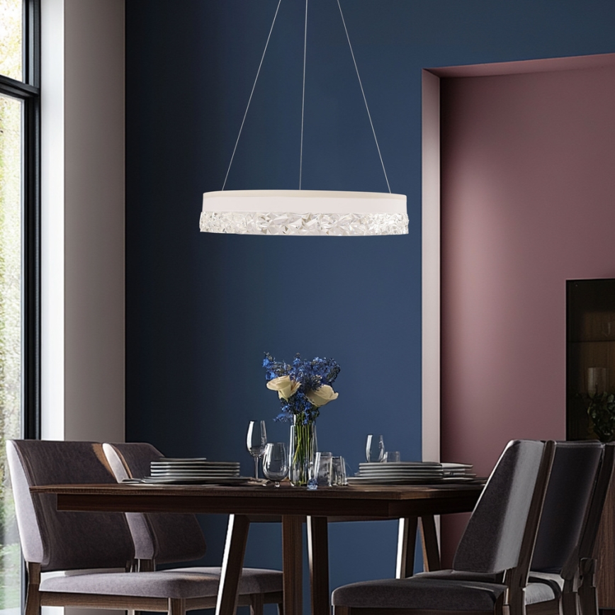 FROZI LED Pendant Light 32W/230V 50 cm in White