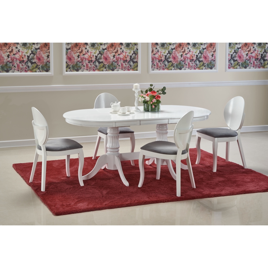 FUERTE Extendable Dining Table 150/190x90 cm White