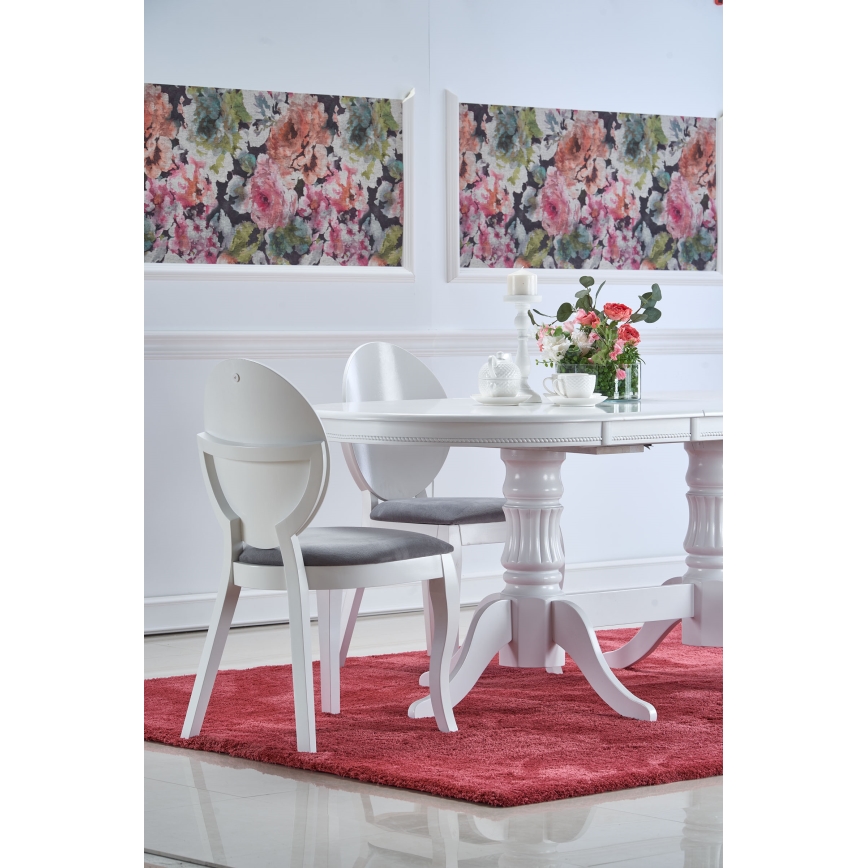 FUERTE Extendable Dining Table 150/190x90 cm White