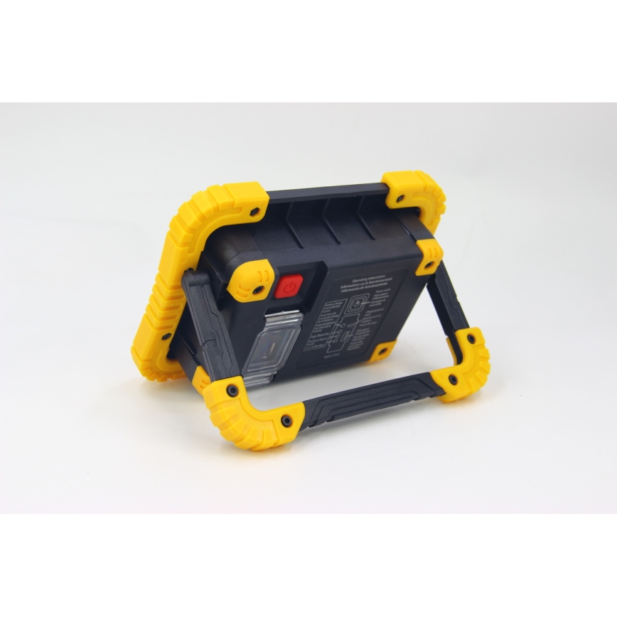 Fulgur 34004 - LED Rechargeable floodlight with a power bank LED/17W/4400 mAh IPX4