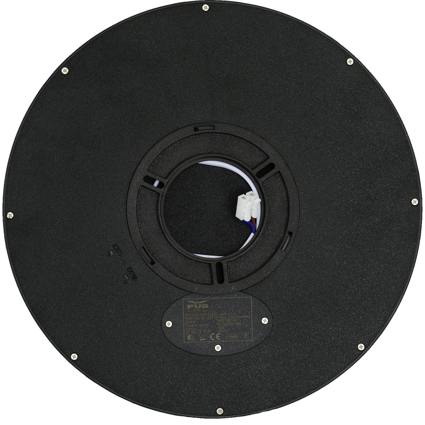 Fulgur 42362 - LED Ceiling light NOMY LED/24W/230V 3000/4000/6000K IP40 d. 30 cm black