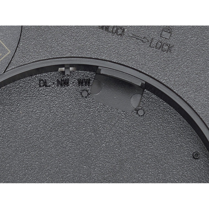 Fulgur 42362 - LED Ceiling light NOMY LED/24W/230V 3000/4000/6000K IP40 d. 30 cm black