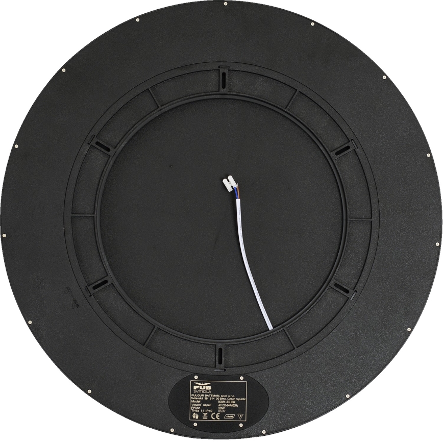 Fulgur 42366 - LED Ceiling light NOMY LED/50W/230V 3000/4000/6000K IP40 d. 60 cm black