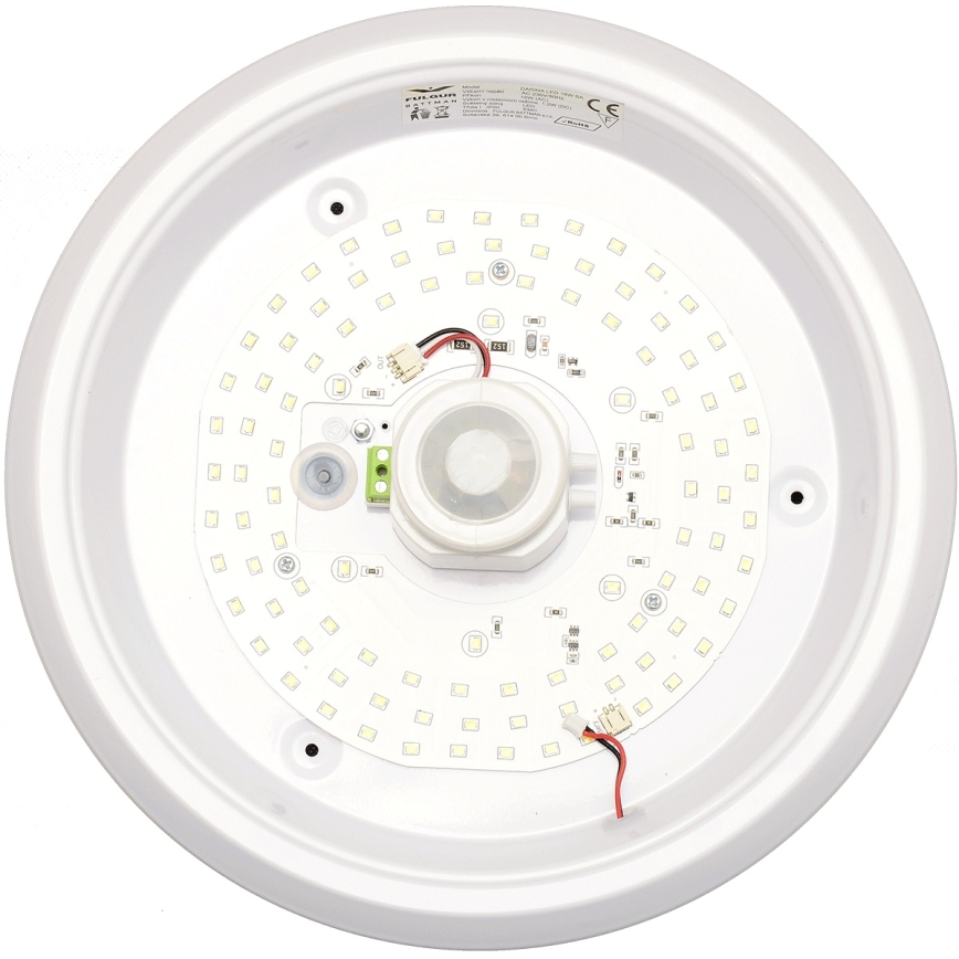 Fulgur s-39670 - DARINA LED Emergency Light with Motion and Dusk Sensor LED/16W/230V Ø 29 cm