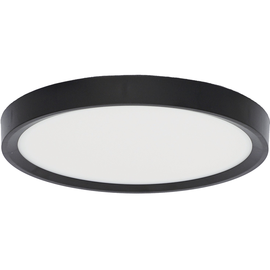 Fulgur s-42585 - LED Ceiling light with motion sensor NOMY-S LED/18W/230V 3000/4000/6000K IP40 d. 23 cm black