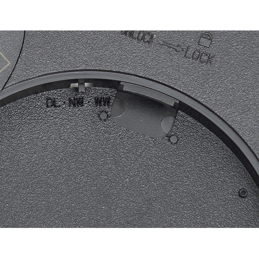 Fulgur s-42585 - LED Ceiling light with motion sensor NOMY-S LED/18W/230V 3000/4000/6000K IP40 d. 23 cm black