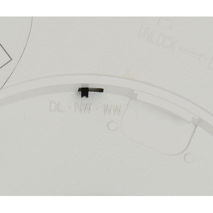 Fulgur s-42586 - LED Ceiling light with motion sensor NOMY-S LED24W/230V 3000/4000/6000K IP40 d. 30 cm white
