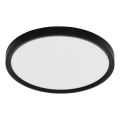 Fulgur s-42587 - LED Ceiling light with motion sensor NOMY-S LED/24W/230V 3000/4000/6000K IP40 d. 30 cm black
