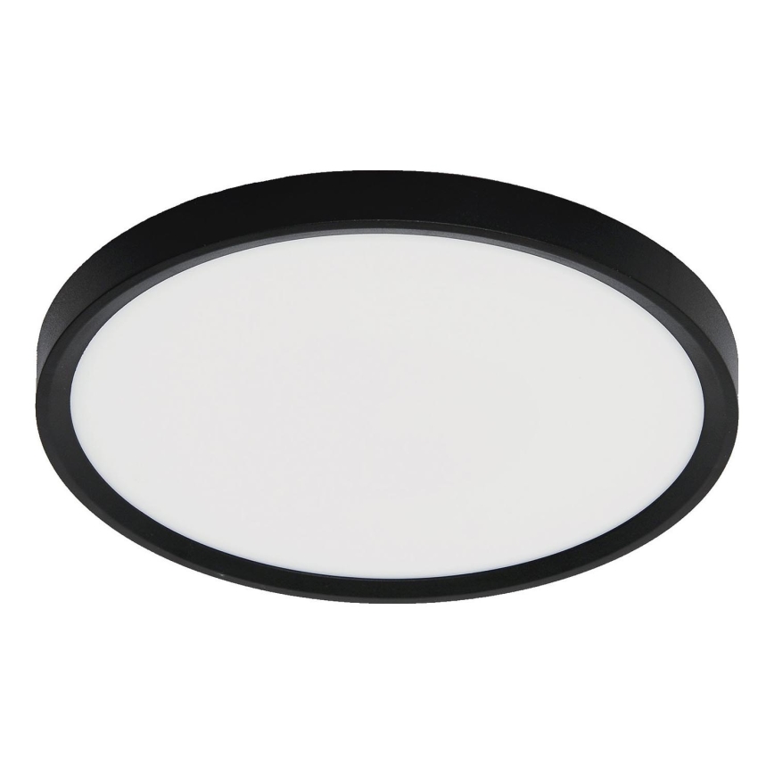Fulgur s-42587 - LED Ceiling light with motion sensor NOMY-S LED/24W/230V 3000/4000/6000K IP40 d. 30 cm black