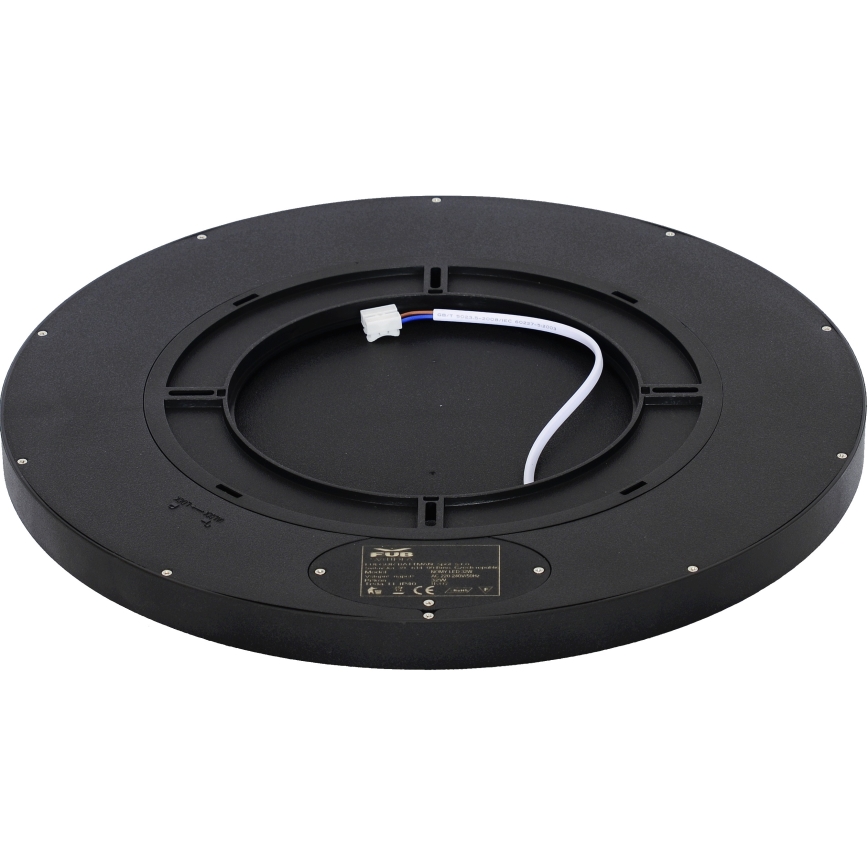 Fulgur s-42589 - LED Ceiling light with motion sensor NOMY-S LED/32W/230V 3000/4000/6000K IP40 d. 40 cm black