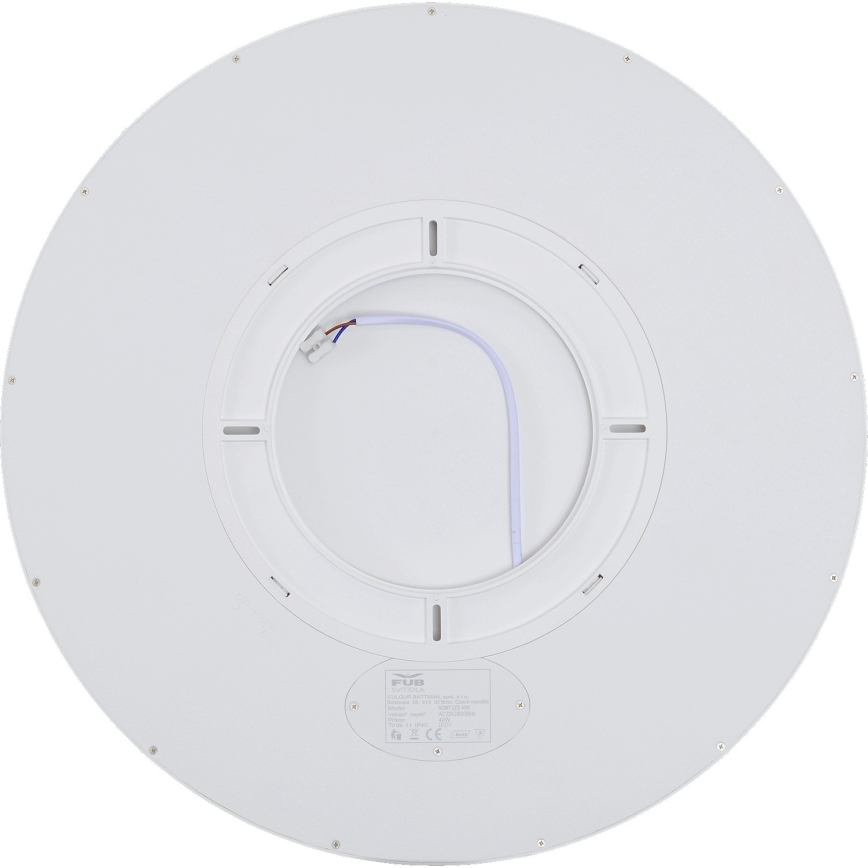 Fulgur s-42590 - LED Ceiling light with motion sensor NOMY-S LED/40W/230V 3000/4000/6000K IP40 d. 50 cm white