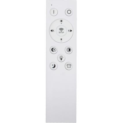 Fulgur s-43040 - NOMY-RC Dimmable LED Ceiling Light LED/40W/230V 3000/4000/6500K Ø50 cm IP40 Black + Remote Control
