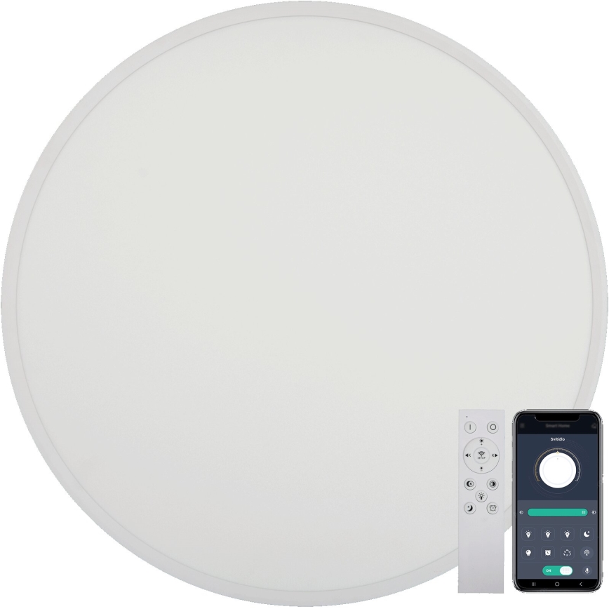 Fulgur s-43041 - NOMY-RC Dimmable LED Ceiling Light LED/50W/230V 3000/4000/6500K Ø60 cm IP40 White + Remote Control