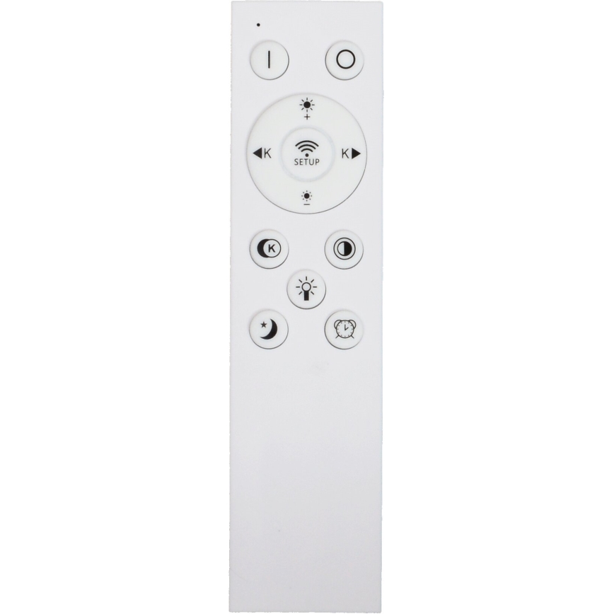 Fulgur s-43042 - NOMY-RC Dimmable LED Ceiling Light LED/50W/230V 3000/4000/6500K Ø 60 cm IP40 Black + Remote Control