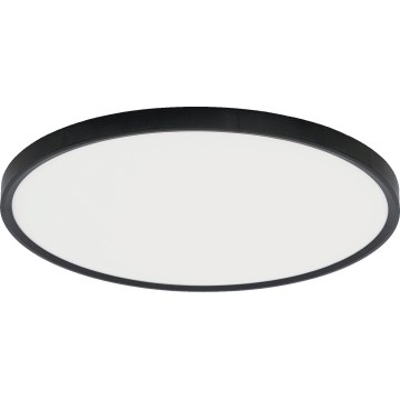 Fulgur s-43042 - NOMY-RC Dimmable LED Ceiling Light LED/50W/230V 3000/4000/6500K Ø 60 cm IP40 Black + Remote Control