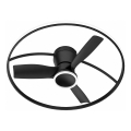 Fulgur s-43047 - LED Dimmable Ceiling Fan THORA LED/50W/230V 2700-5000K Black + Remote Control