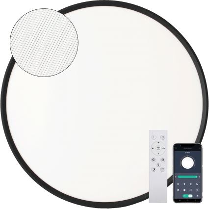 Fulgur s-43057 - NOMY Dimmable LED Ceiling Light LED/40W/230V 3000–6500K Ø 50 cm UGR19 IP40 Wi‑Fi black + Remote control