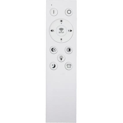 Fulgur s-43059 - NOMY LED dimmable ceiling light, 50W/230V, 3000-6500K, Ø 60 cm, UGR19, IP40, Wi-Fi, black + remote control