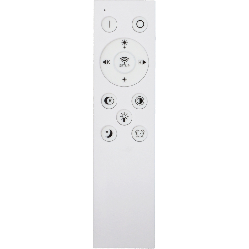Fulgur s-43059 - NOMY LED dimmable ceiling light, 50W/230V, 3000-6500K, Ø 60 cm, UGR19, IP40, Wi-Fi, black + remote control