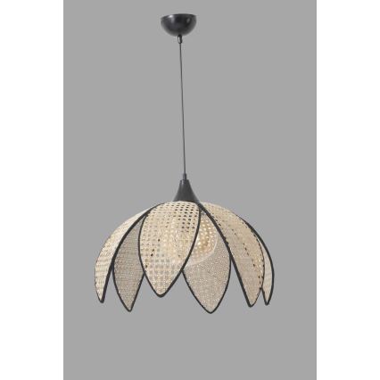 FUME Pendant Light 1xE27/40W/230V, 40 cm, Black/Beige