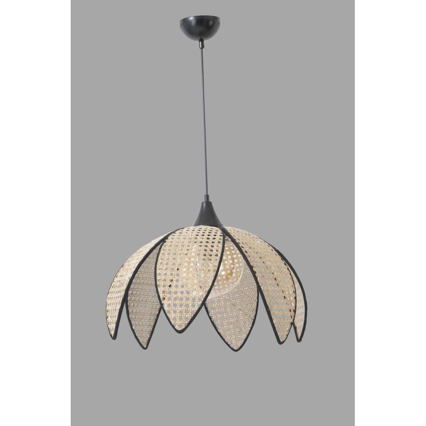 FUME Pendant Light 1xE27/40W/230V, 40 cm, Black/Beige