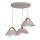 FUNDA Cable-hung Pendant Light 3xE27/15W/230V Cream