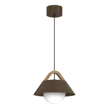 FUNDA Cable-Mounted Pendant Light 1xE27/15W/230V, Brown