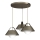 FUNDA Cable Pendant Light 3× E27/15W/230V, Bronze