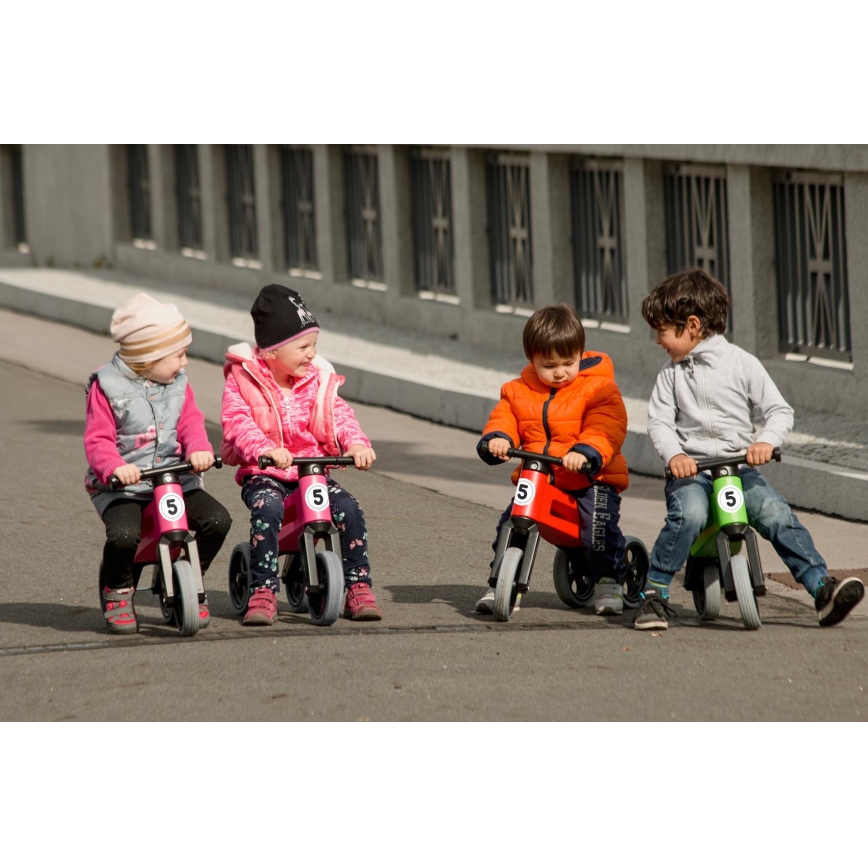 Funny Wheels - 2-in-1 RIDER SPORT balance bike, red/black