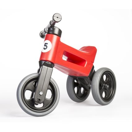 Funny Wheels - 2-in-1 RIDER SPORT balance bike, red/black