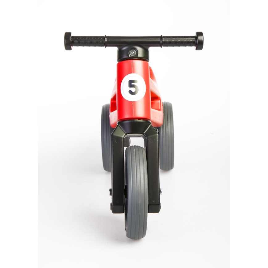 Funny Wheels - 2-in-1 RIDER SPORT balance bike, red/black
