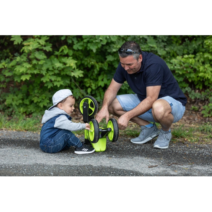 Funny Wheels - 2-in-1 RIDER SUPER SPORT balance bike green/black