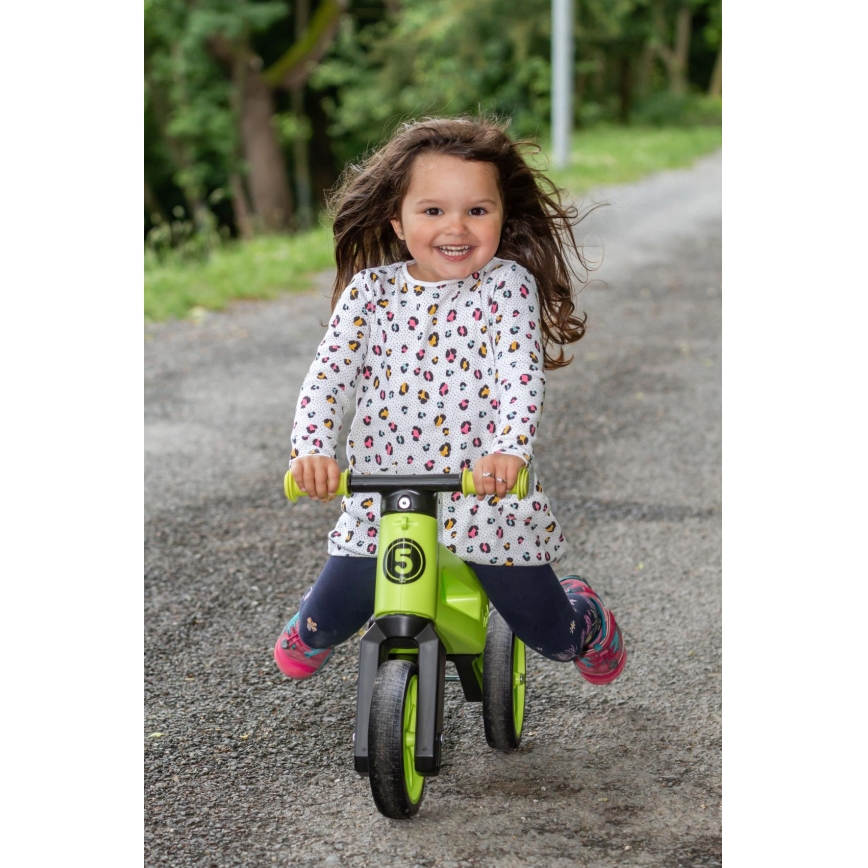 Funny Wheels - 2-in-1 RIDER SUPER SPORT balance bike green/black