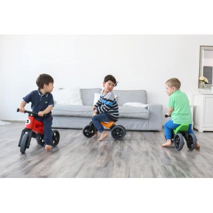 Funny Wheels - RIDER SPORT 2-in-1 Balance Bike, Green/Black