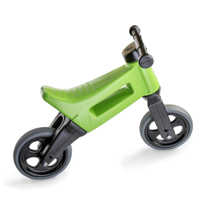 Funny Wheels - RIDER SPORT 2-in-1 Balance Bike, Green/Black