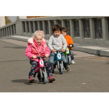 Funny Wheels - RIDER SPORT 2-in-1 Ride-On/Balance Bike, Blue/Black