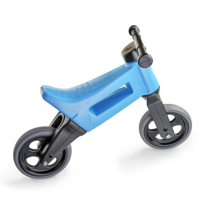 Funny Wheels - RIDER SPORT 2-in-1 Ride-On/Balance Bike, Blue/Black