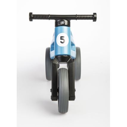 Funny Wheels - RIDER SPORT 2-in-1 Ride-On/Balance Bike, Blue/Black