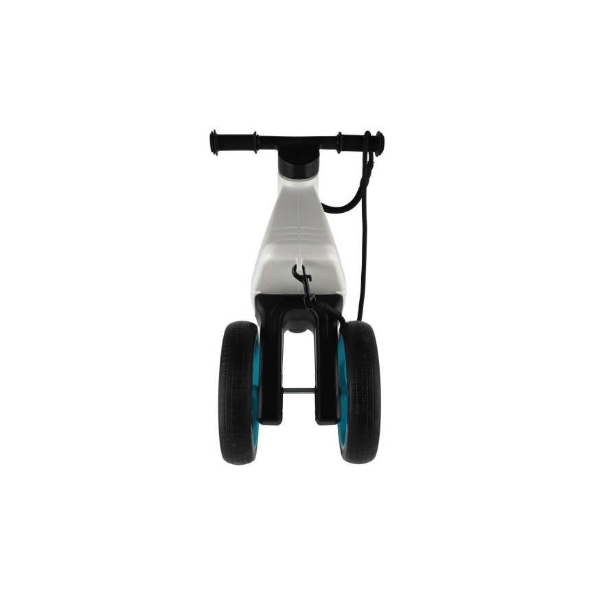 Funny Wheels - RIDER SUPER SPORT 2-in-1 Ride-On/Balance Bike White/Black/Blue