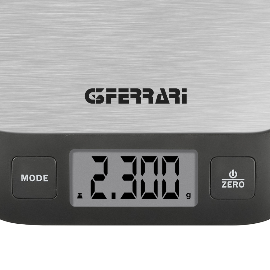 G3Ferrari G2016800 - Digital kitchen scale 2xAAA black/stainless steel