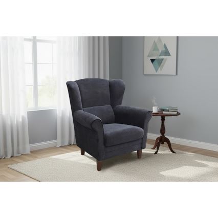 GALA Anthracite Wingback Armchair