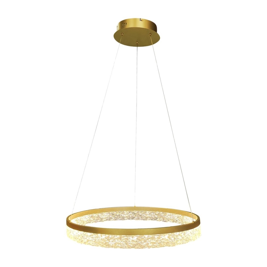 GALA LED Cable Pendant Light, 25 W, 230 V, Ø 50 cm, Gold