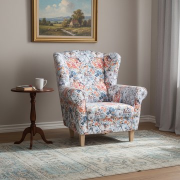 GALA Multicolored Wingback Armchair