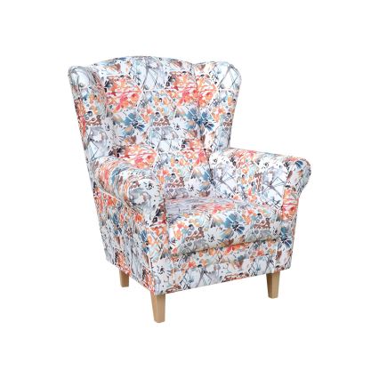 GALA Multicolored Wingback Armchair